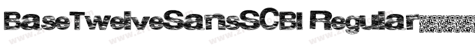 BaseTwelveSansSCBI Regular字体转换